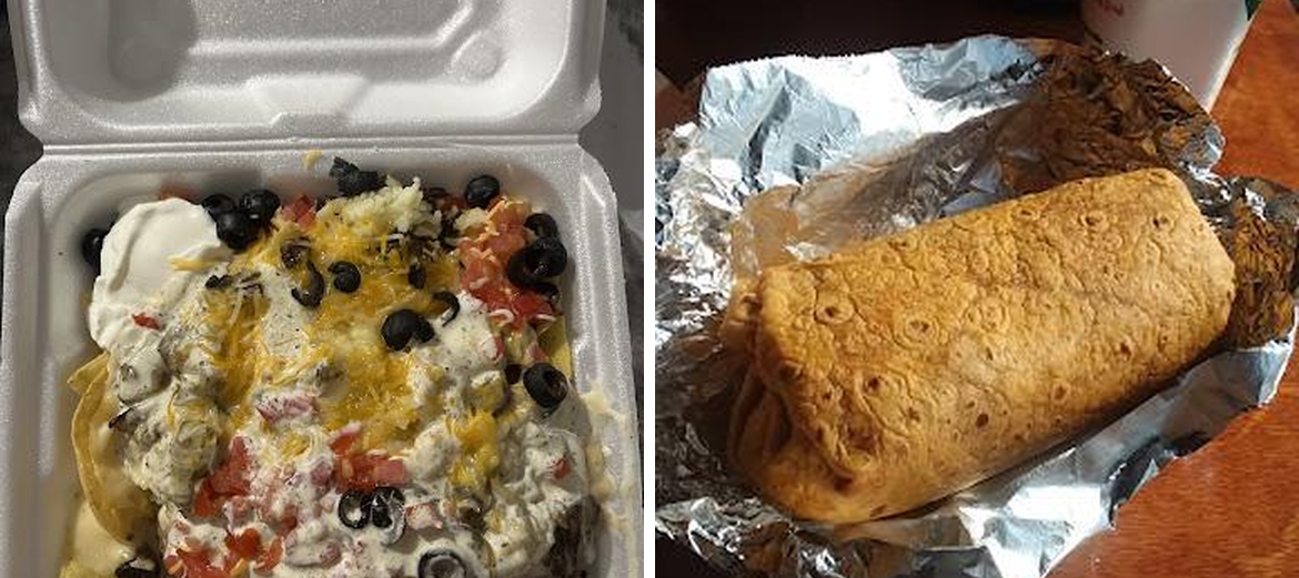 Bubba Ritos Menu