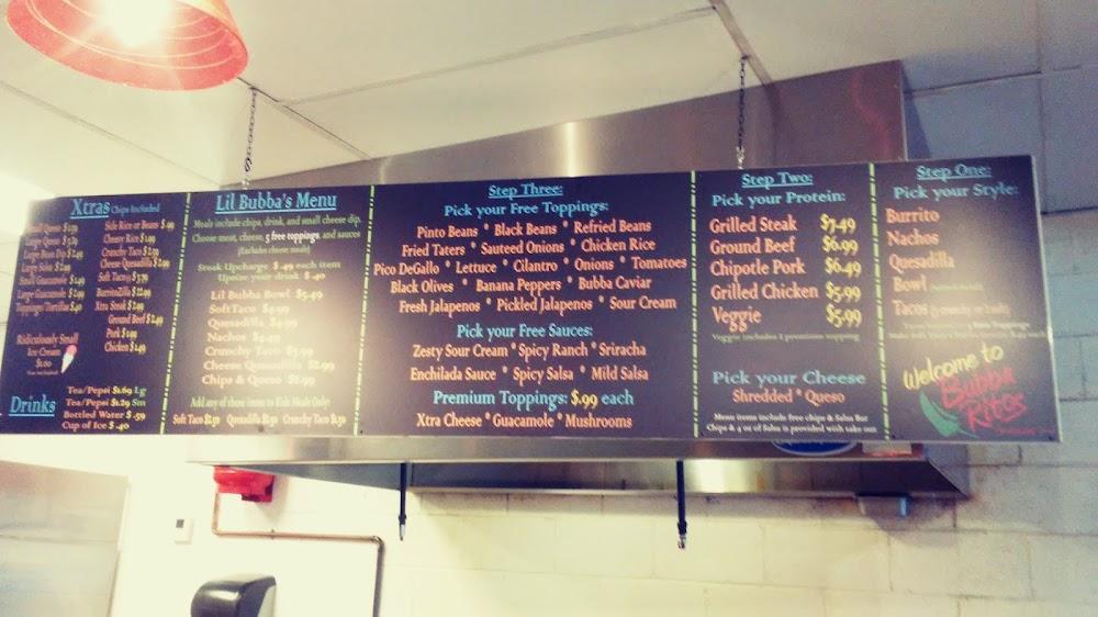 Bubba Ritos Menu image 4